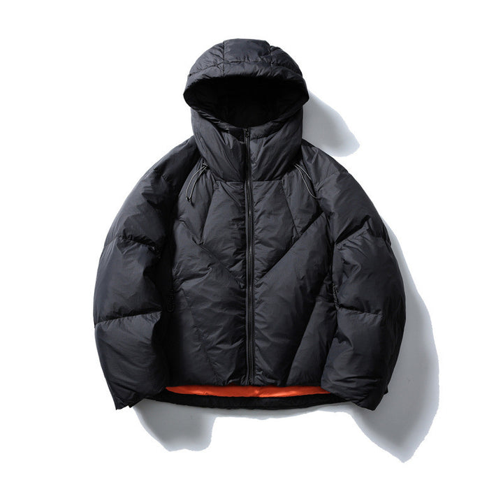 Unisex Lightweight Quilted Puffer Jacket with High Hood and Thermal Insulation Mune Fashion