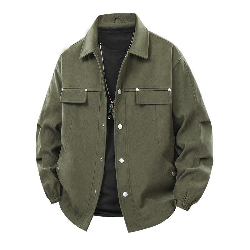 Men's Robust Utility Jacket with Practical Pockets Mune Fashion