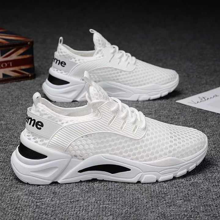 Ladies sporty running sneakers with breathable mesh upper material and cushioned sole Mune Fashion