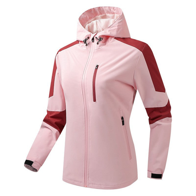 Men's Breathable Softshell-Hardshell Hybrid Jacket with Hood and Waterproof Zipper Pockets Mune Fashion