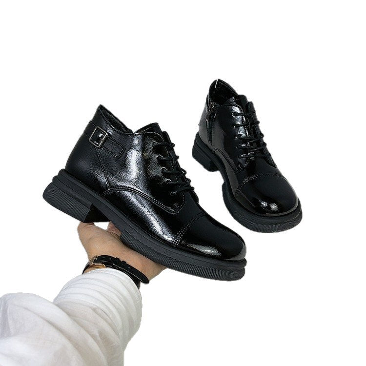 Women's Fashionable and Durable Lace-Up Ankle Boots Mune Fashion