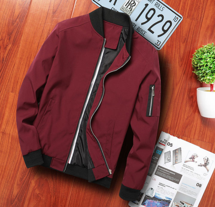 Men's Casual Bomber Jacket Mune Fashion