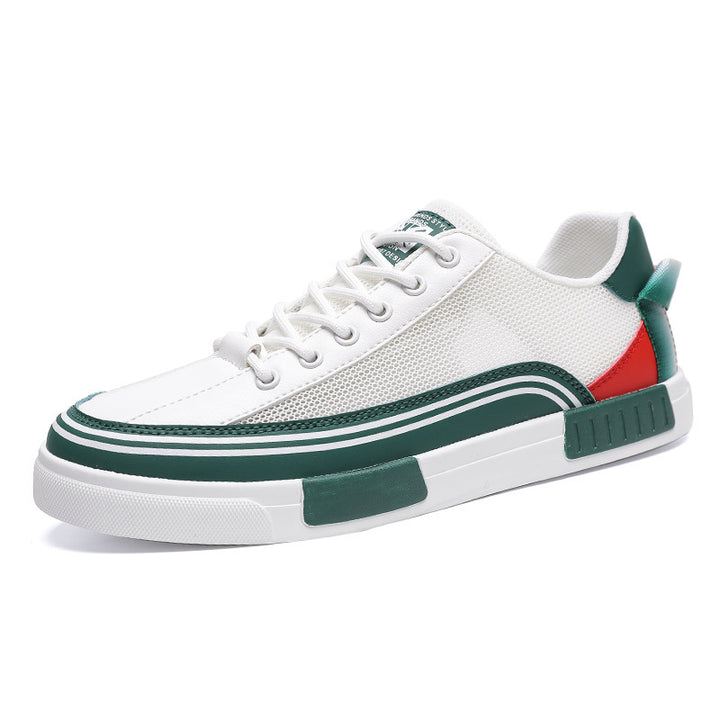 Unisex lightweight retro cup sole sneakers with breathable mesh, padded comfort insole and grippy rubber outsole Mune Fashion