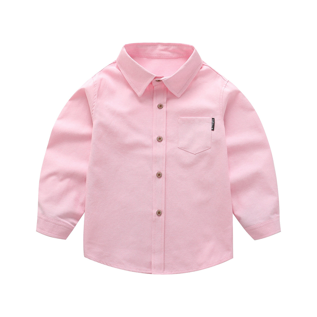 Boys long sleeve shirt with chest pocket Mune Fashion