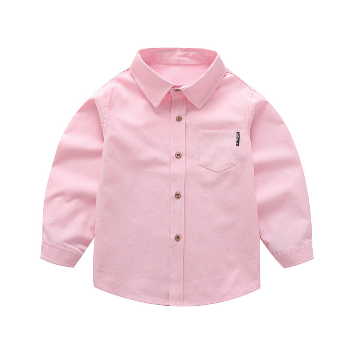 Unisex long-sleeve blouse with stylish chest appliqué Mune Fashion