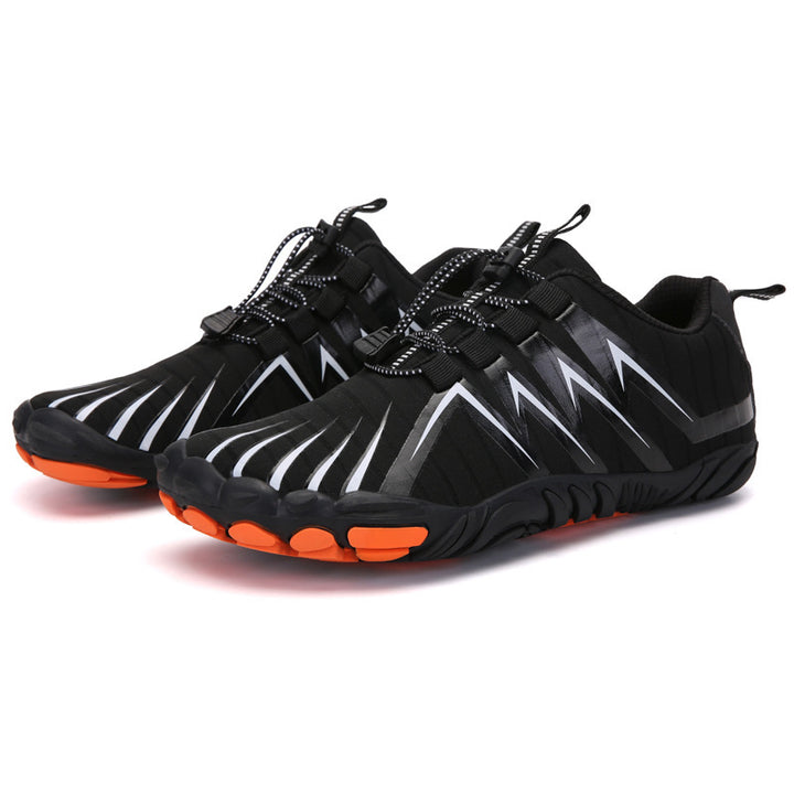 Women's nano elastic aquasport shoe with quick pull closure, non-slip rubber sole, and flexible toe protection Mune Fashion