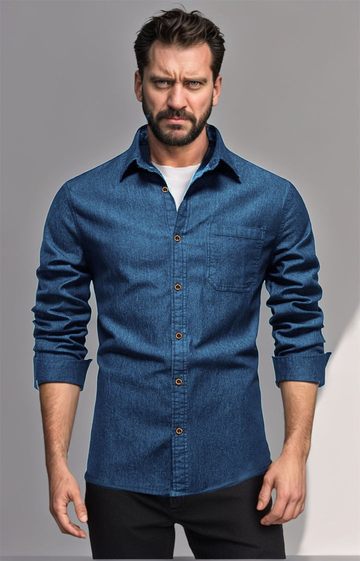 Men's Denim Shirt Mune