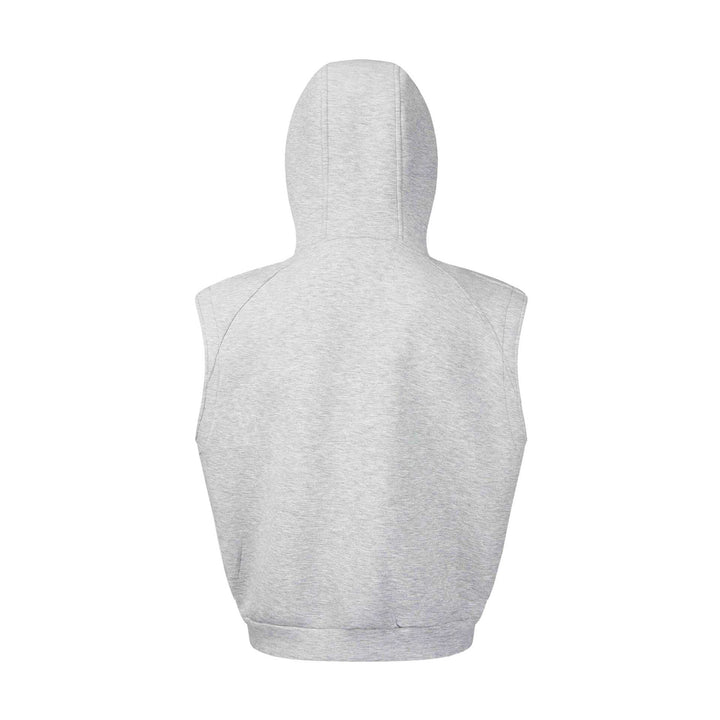 Unisex Sleeveless Hoodie Vest with Full Zipper and Kangaroo Pockets Mune Fashion