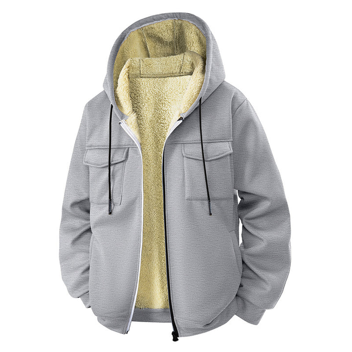 Men's casual jacket with high collar and pockets Mune Fashion