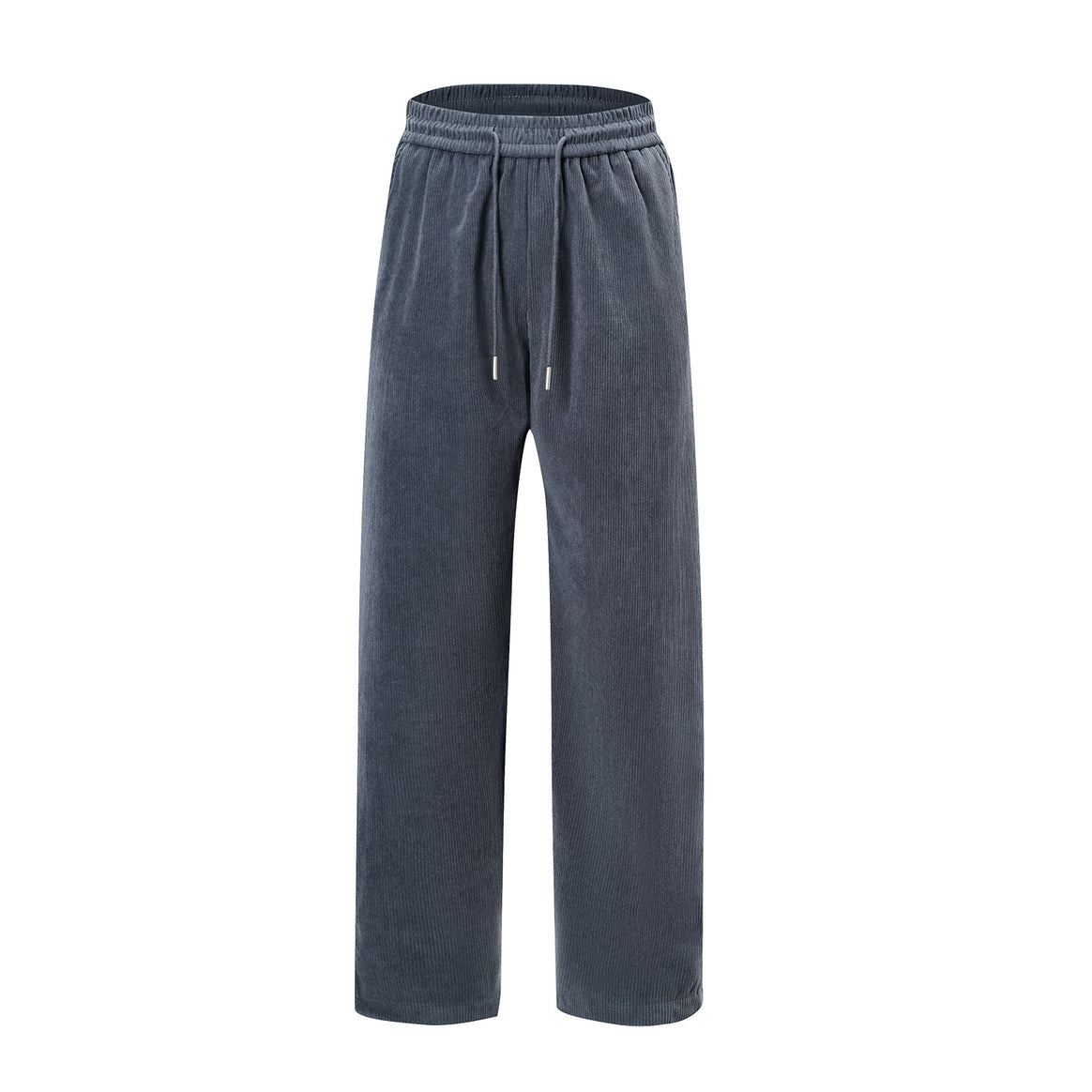 Damen Cordhose mit weitem Bein, elastischem Bund und Kordelzug Mune Fashion