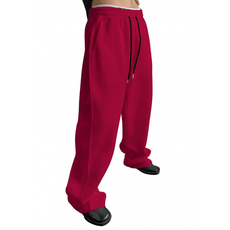 Women's wide oversize jogging pants with a deep crotch, elastic waistband, and drawstring Mune Fashion
