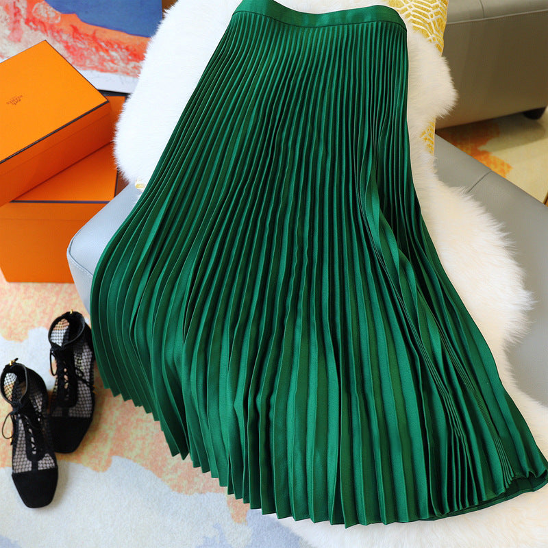 Women Elegant and airy pleated skirt combination Drune