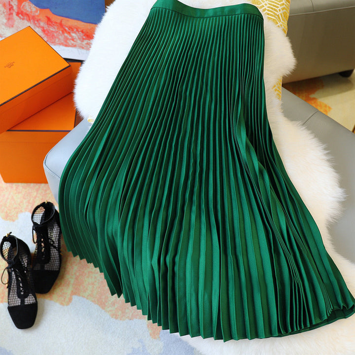 Women Elegant and airy pleated skirt combination Drune