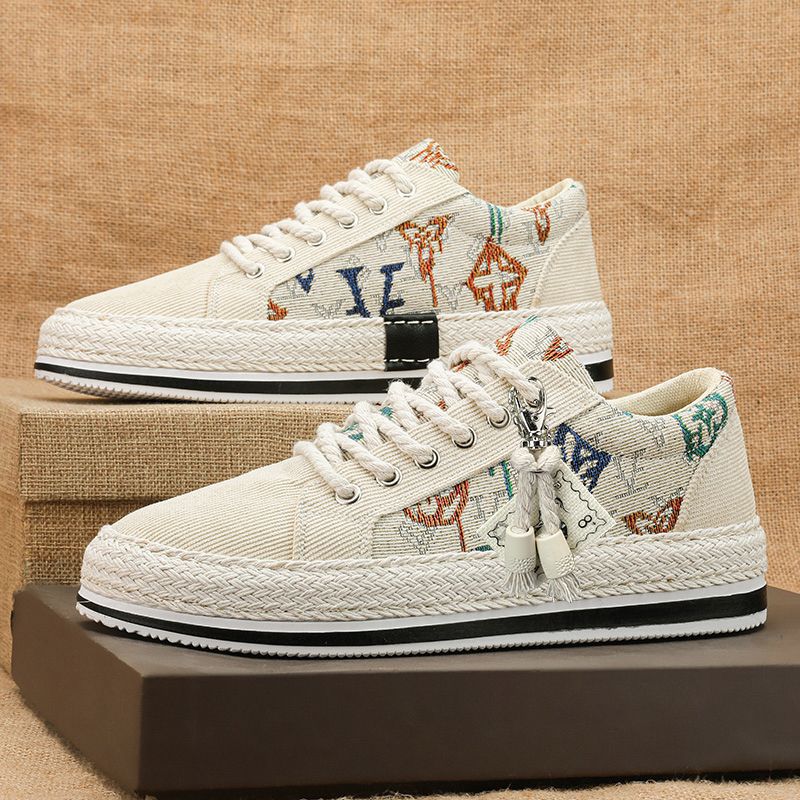 Ladies fashionable sneakers with high-quality textile surfaces and sophisticated design Mune Fashion