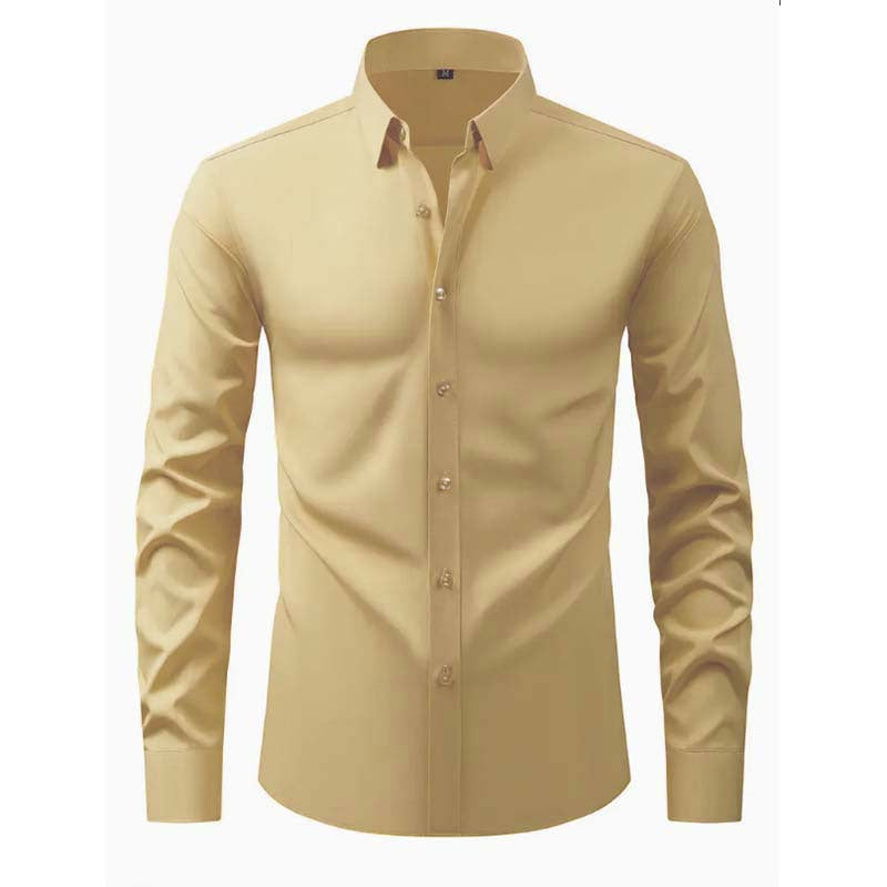 Men's long-sleeved shirt with innovative cut and modern design Mune Fashion