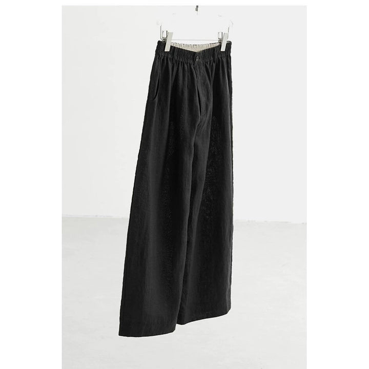 Women's Wide Cut Linen Pants Mune Fashion
