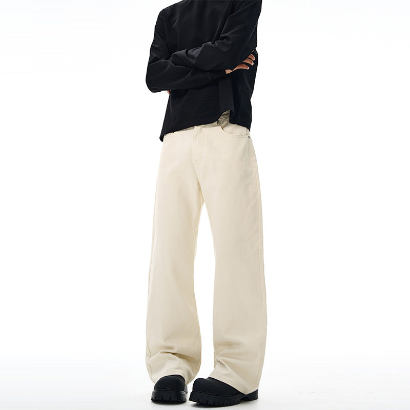 Men's Oversized Cotton Palazzo Pants with Straight Ultra Wide Leg Mune Fashion