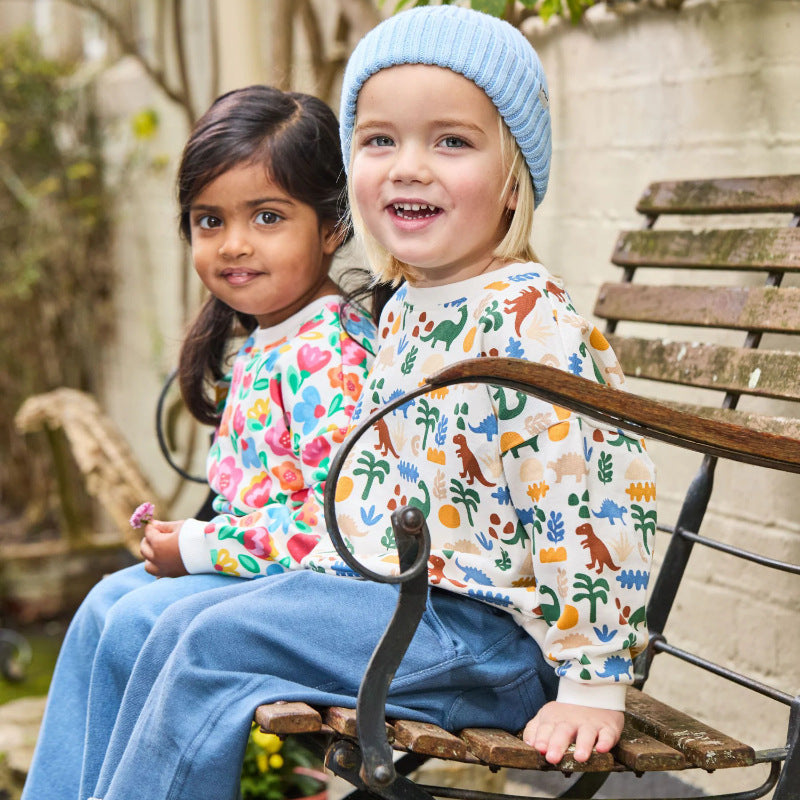 Boys sweatshirt with vibrant dinosaur pattern Mune Fashion