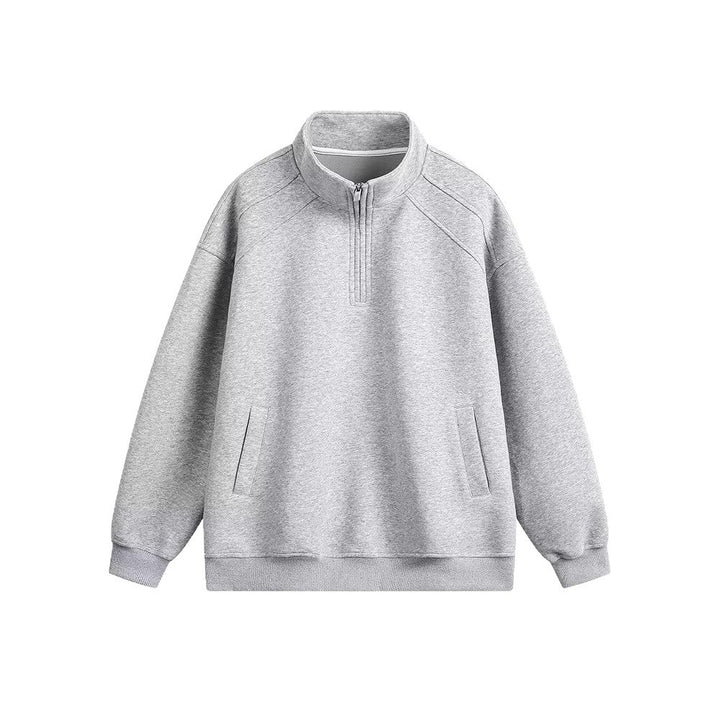 Ladies sporty pullover with stand-up collar Mune Fashion