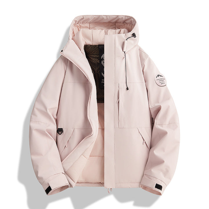 Women's Padded Winter Jacket with Hood, Water Repellent and Windproof Mune Fashion