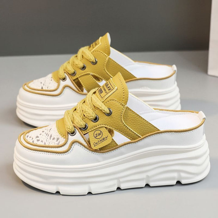 Women's sneaker with fashionable platform and airy lacing Mune Fashion