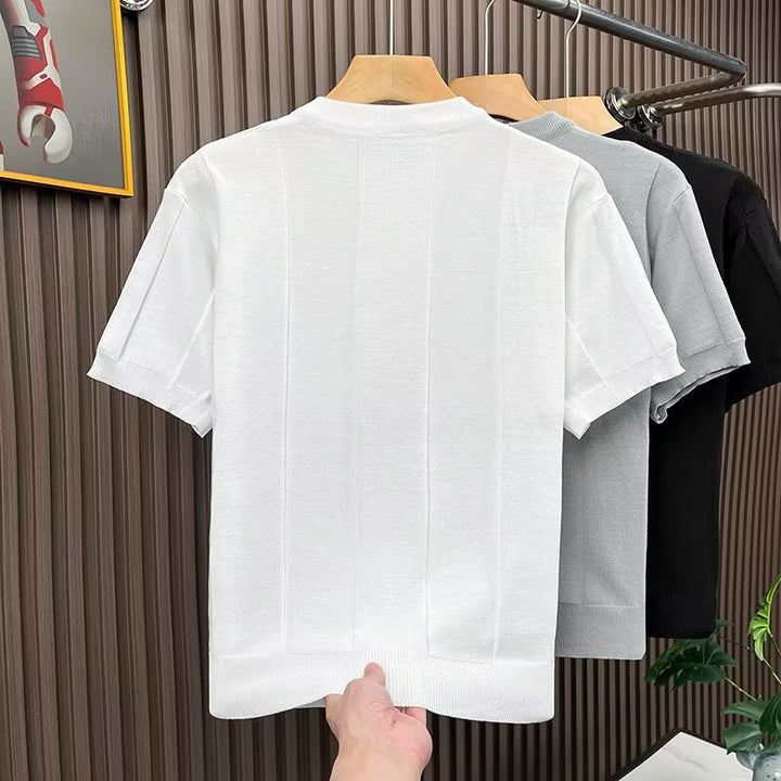 Men's Elegant Knit Shirt Mune Fashion