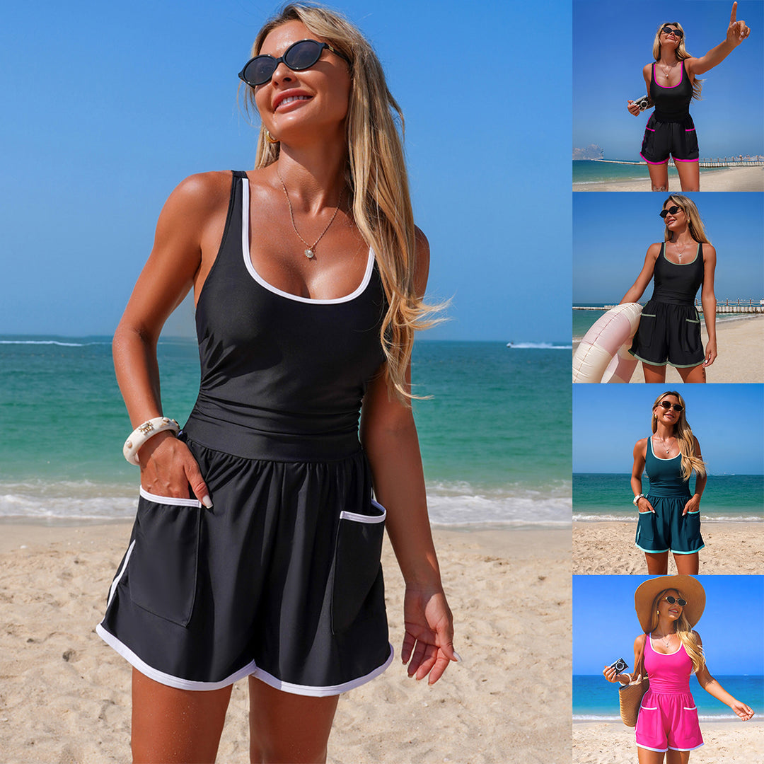 Women's Sporty Swimsuit with Shorts Mune Fashion