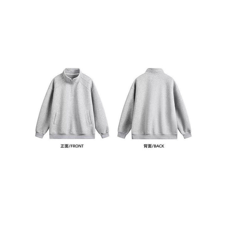 Ladies sporty pullover with stand-up collar Mune Fashion