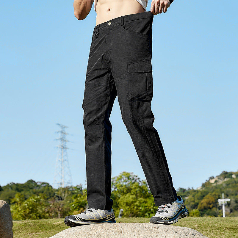 Men's Breathable Trekking Cargo Pants with Stretch and Multitude of Pockets Mune Fashion