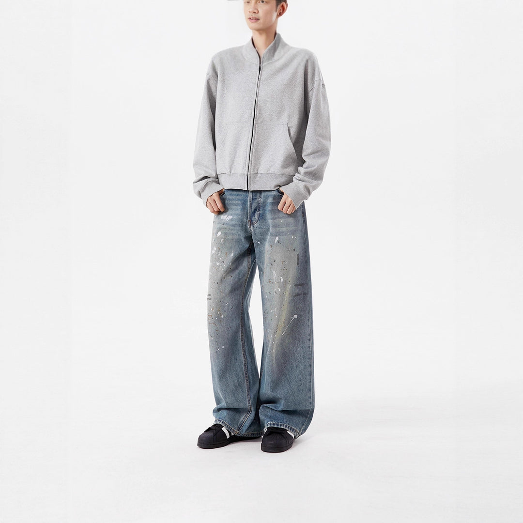 Women's Wide-Cut Jeans with Unique Destruction Details Mune Fashion