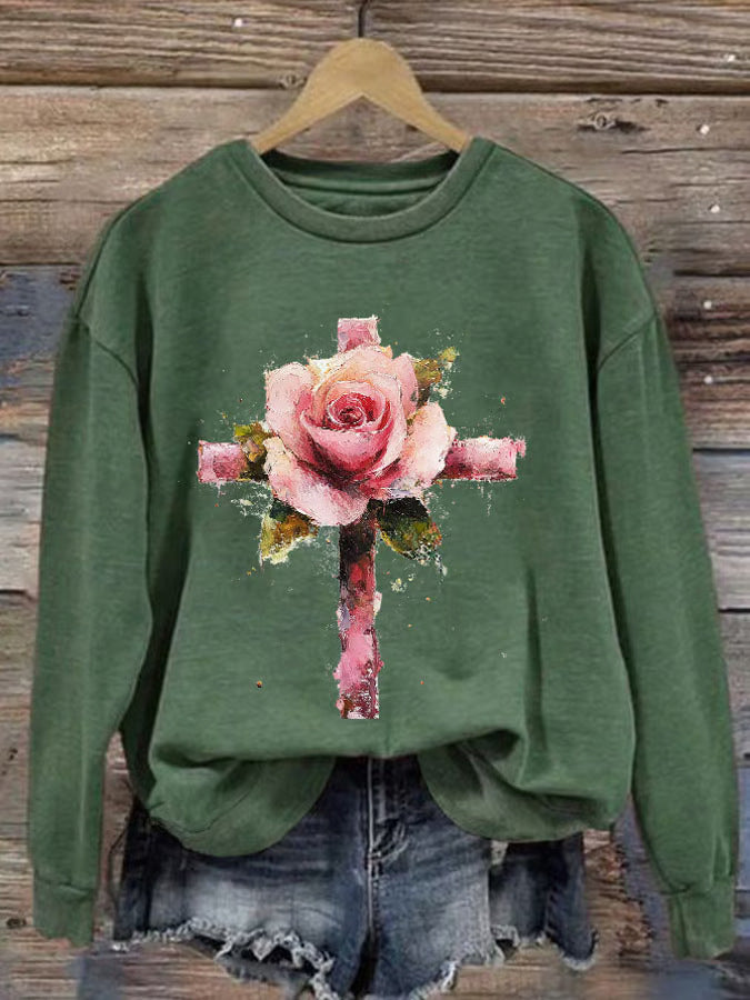 Ladies Cozy Sweater with Heart Motif Mune Fashion