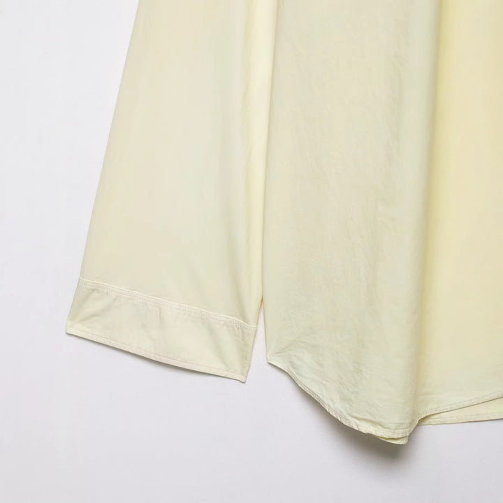 Ladies oversized shirt blouse with wide cut and continuous button placket Mune Fashion