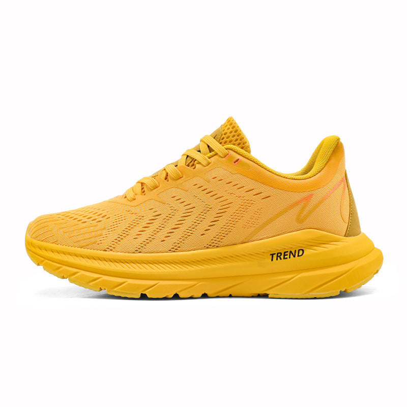Men's comfort running shoes with responsive platform sole and ventilated knitted upper Mune Fashion