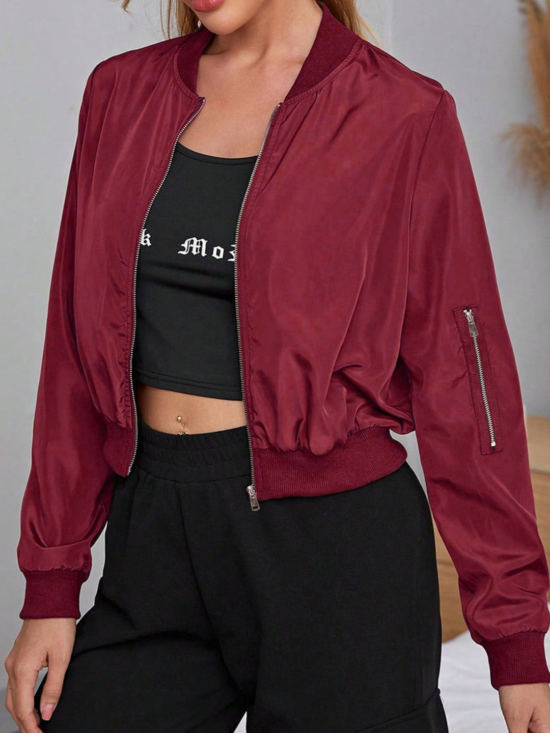 Women's Trendy Bomber Jacket Mune Fashion