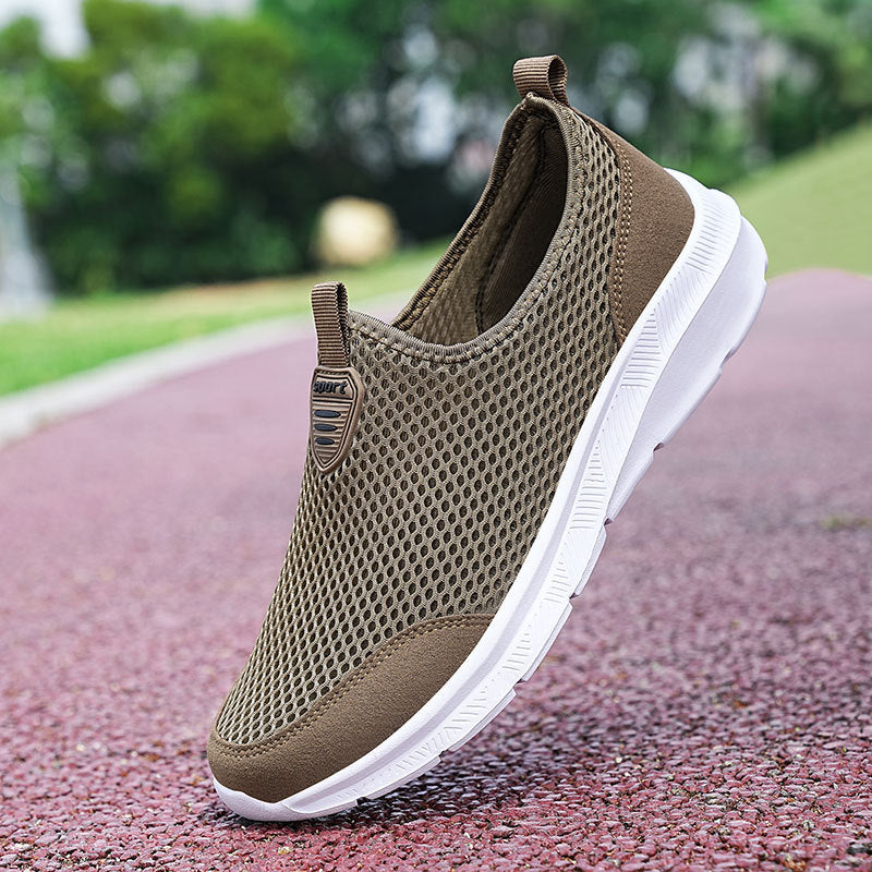 Unisex nan ultralight mesh slip-on with viscoelastic footbed and flexible non-slip outsole Mune Fashion