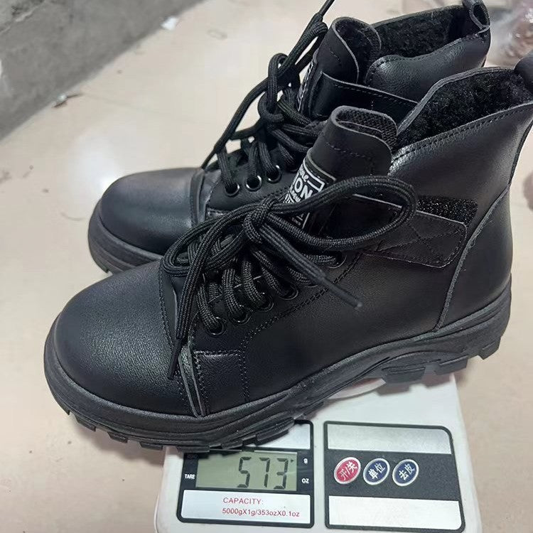 Women’s fashionable platform high-top sneakers with Velcro straps, padded comfort insole, and profile tractor heel Mune Fashion