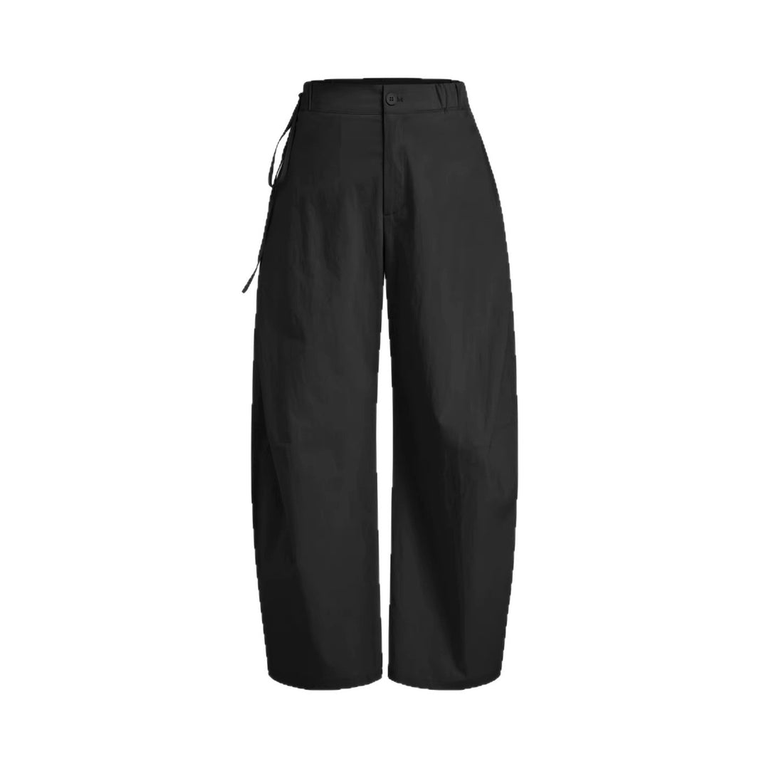 Women Comfortable Wide Fabric Pants Mune Fashion
