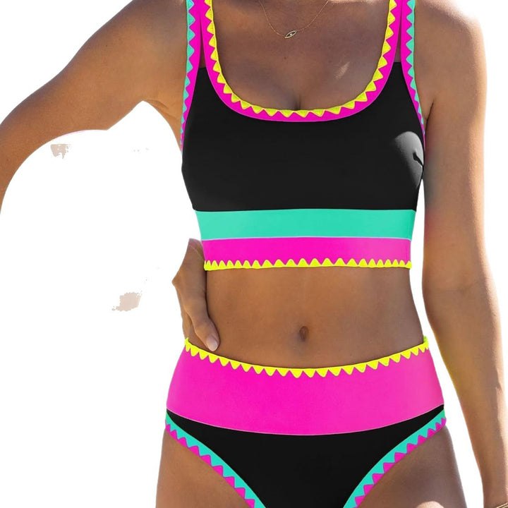 Women's Colorful Sporty Bikini Set Mune Fashion