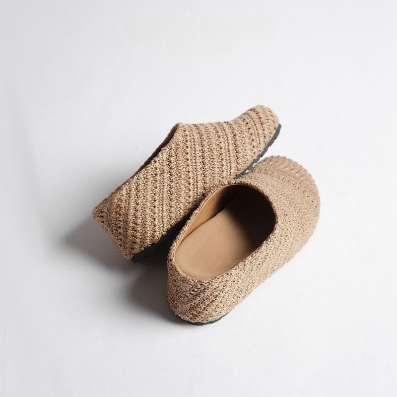 Women Lightweight Knit Slippers with Padded Comfort Footbed Mune Fashion