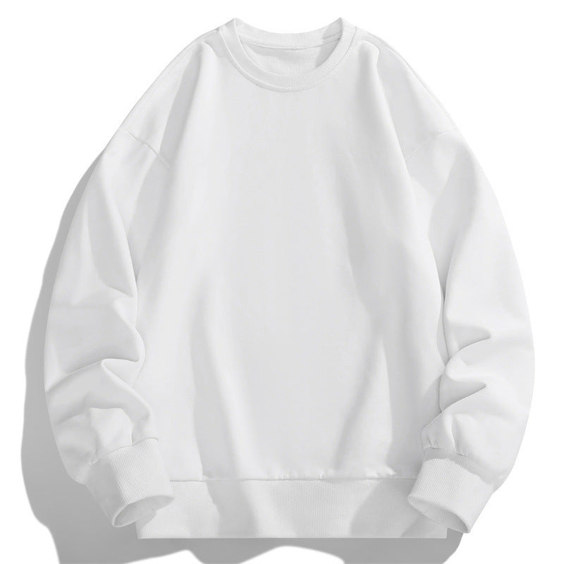 Men's Oversize Crew Neck Sweatshirt with Ribbed Cuffs and Dropped Shoulder Cut Mune Fashion
