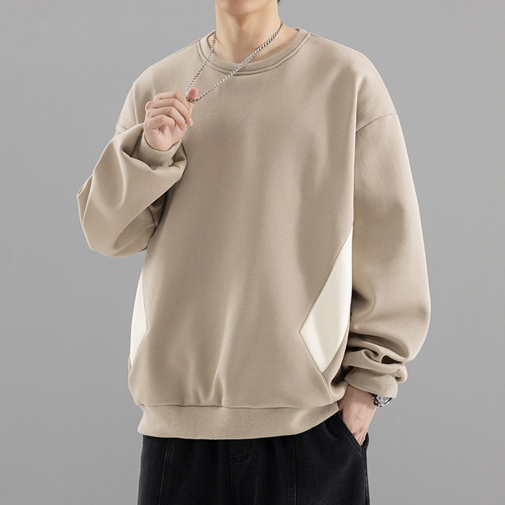 Men's Oversized Sweatshirt with contrasting side pockets and soft fleece lining Mune Fashion