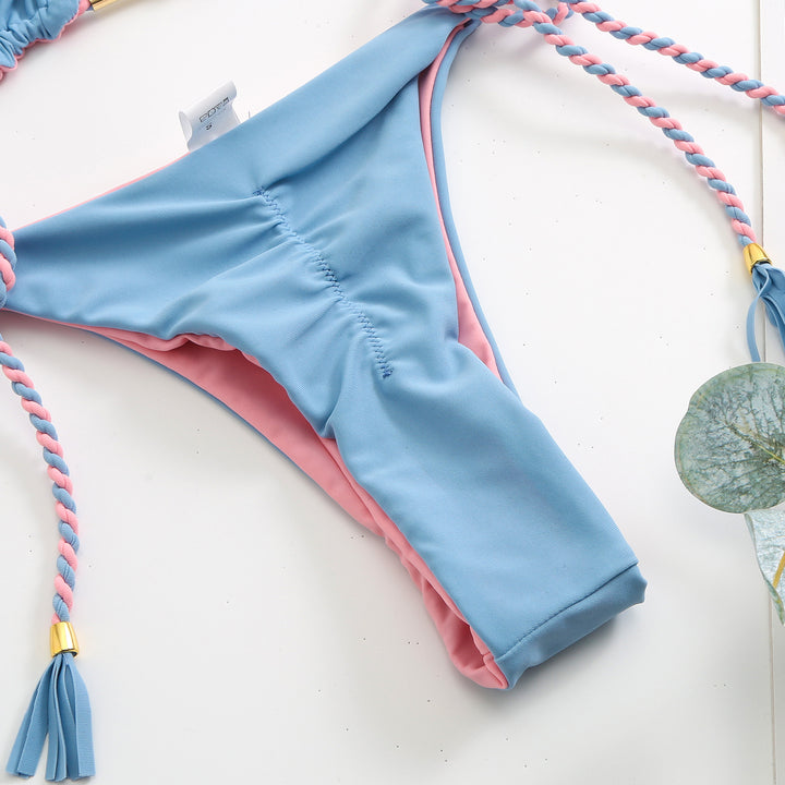 Women Triangle Bikini Set Mune Fashion