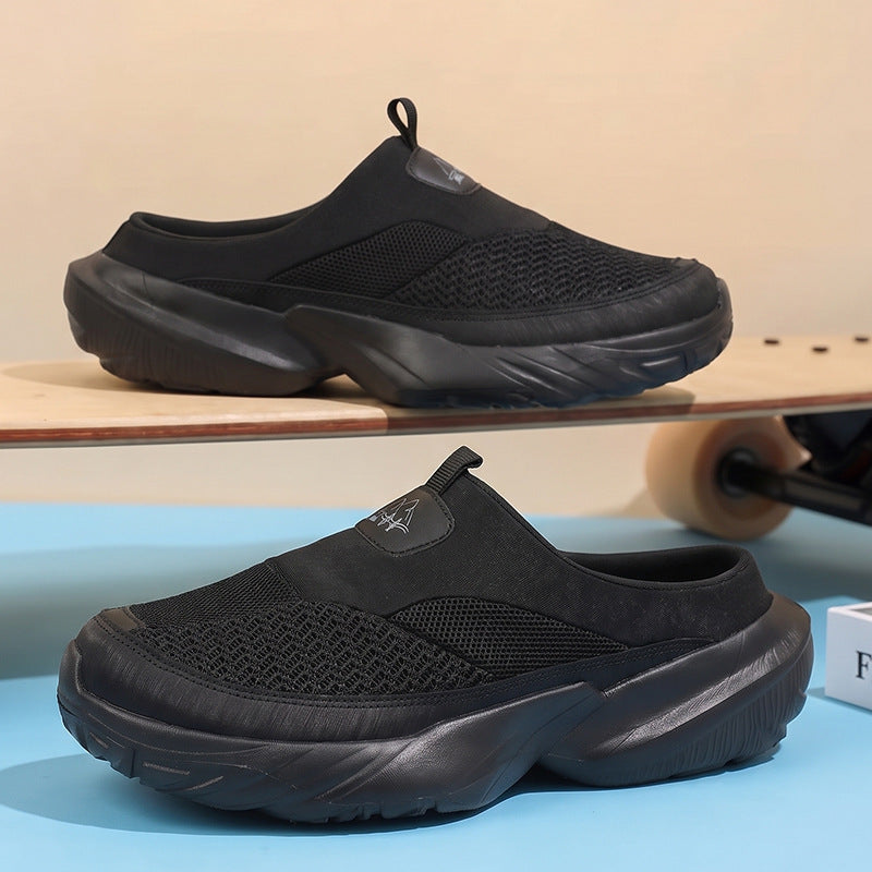 Unisex Slip-On Clog-Sneaker with thick profiled sole and breathable mesh upper Mune Fashion