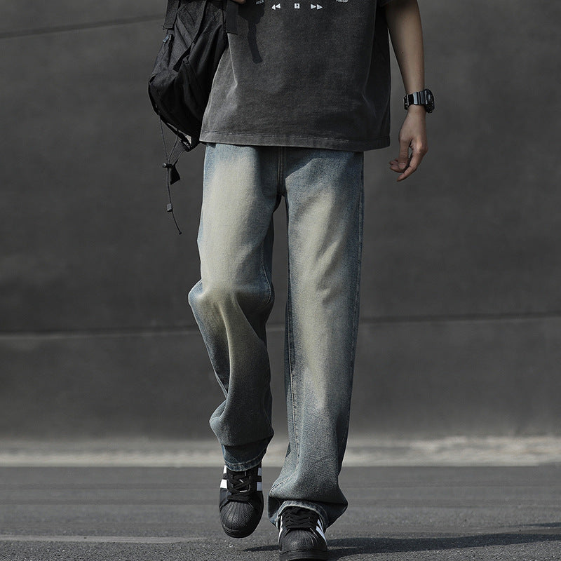 Men's Loose-Fit Jeans in Urban Style