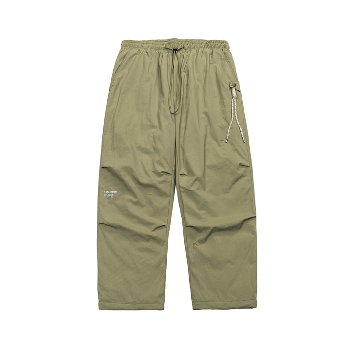 Men's Lightweight Ripstop Cargo Pants with Elastic Waistband and Utility Pocket Mune Fashion
