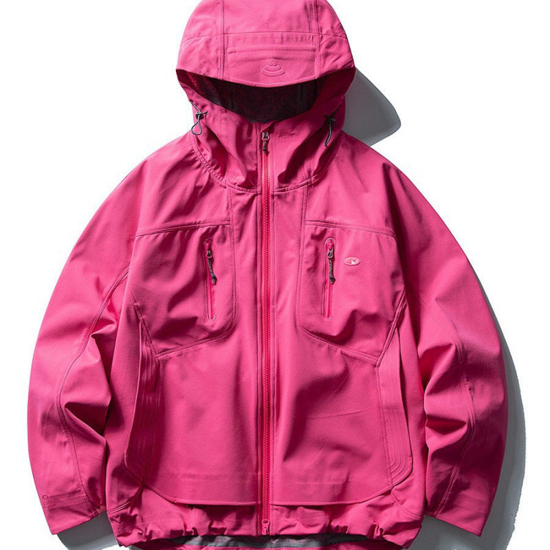 Unisex Technical Softshell Field Jacket with welded seams, four zippered pockets, and extended back part Mune Fashion