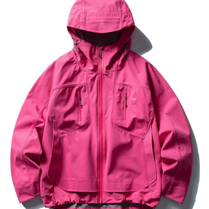 Unisex Technical Softshell Field Jacket with welded seams, four zippered pockets, and extended back part Mune Fashion