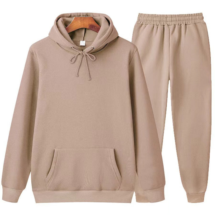 Women's tailored hoodie and jogger set with kangaroo pocket, high comfort waistband, and ribbed ankle cuffs Mune Fashion