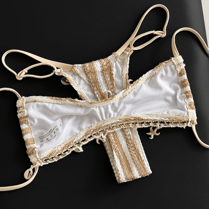 Ladies Bandeau Bikini with unique embellishments Mune Fashion