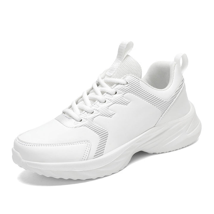 Unisex nan urban comfort sneaker with padded wedge sole breathable mesh tongue and durable synthetic leather trim Mune Fashion
